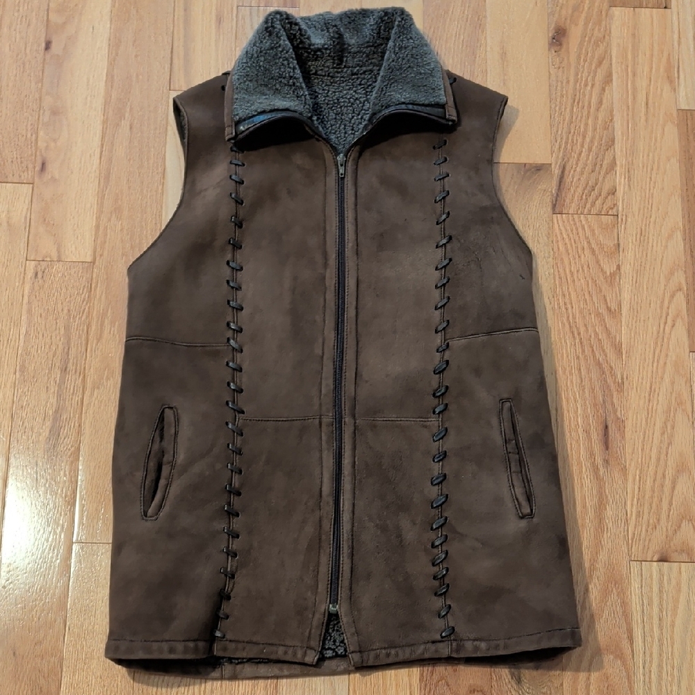 Vintage Real Shearling Vest